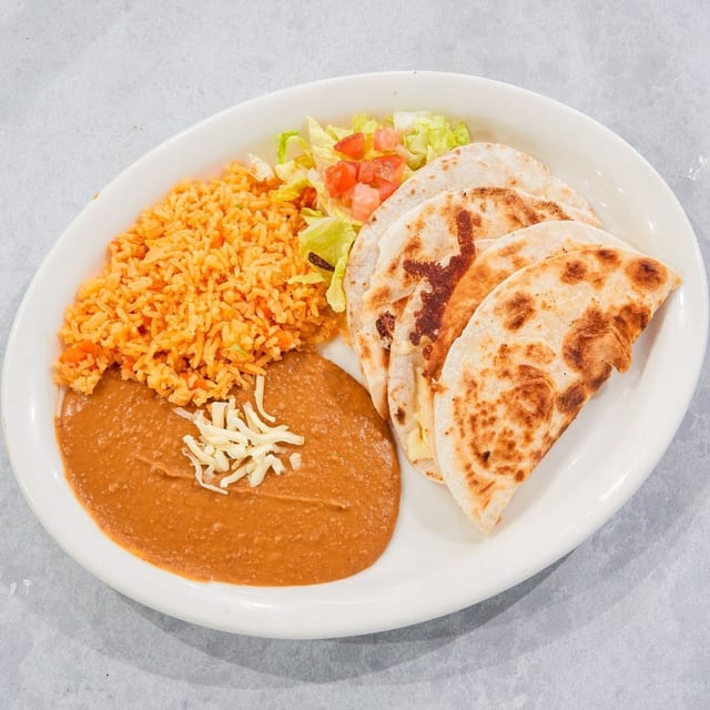 Quesadilla Plate Dinner.