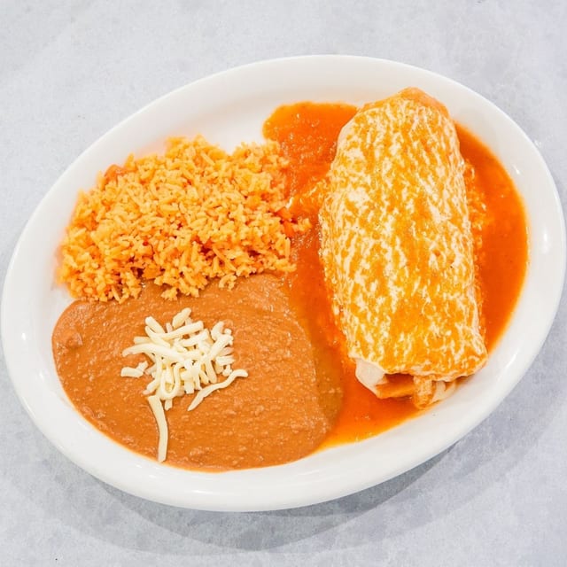 Wet Burrito Dinner.