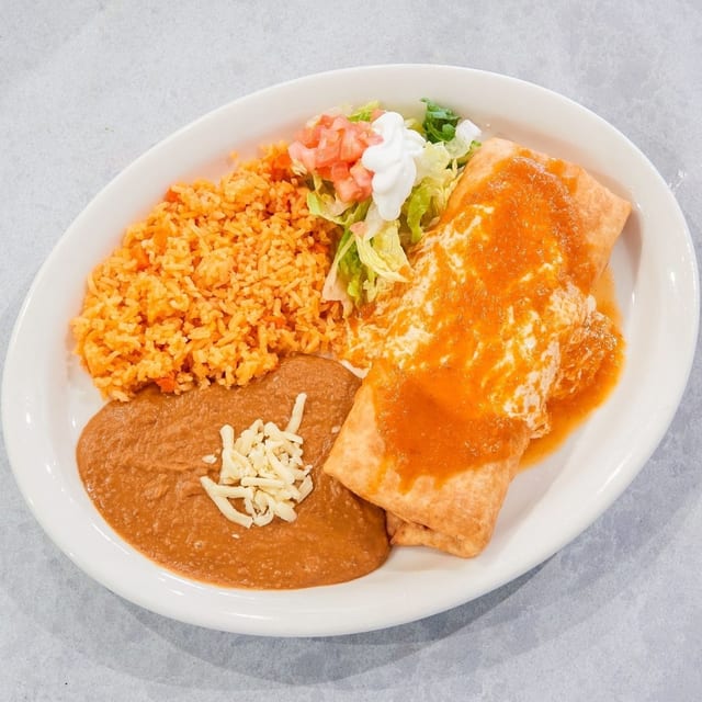 Chimichanga Dinner.